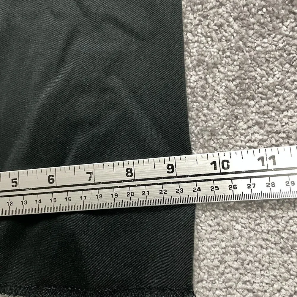 King Size Knockarounds Pants Mens 38 Tall Black Cotton Straight 33x40